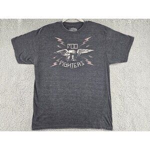 Foo Fighters Shirt Mens Large Eagle with Lightning Tour Original 2008 Vintage